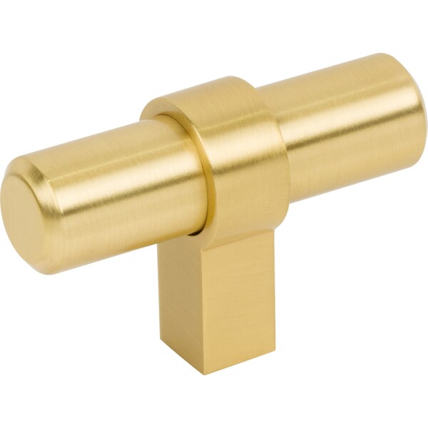 Jeffrey Alexander 2In. Overall Length Brushed Gold Key Grande CabinetIn.tIn. Knob 51BG - main